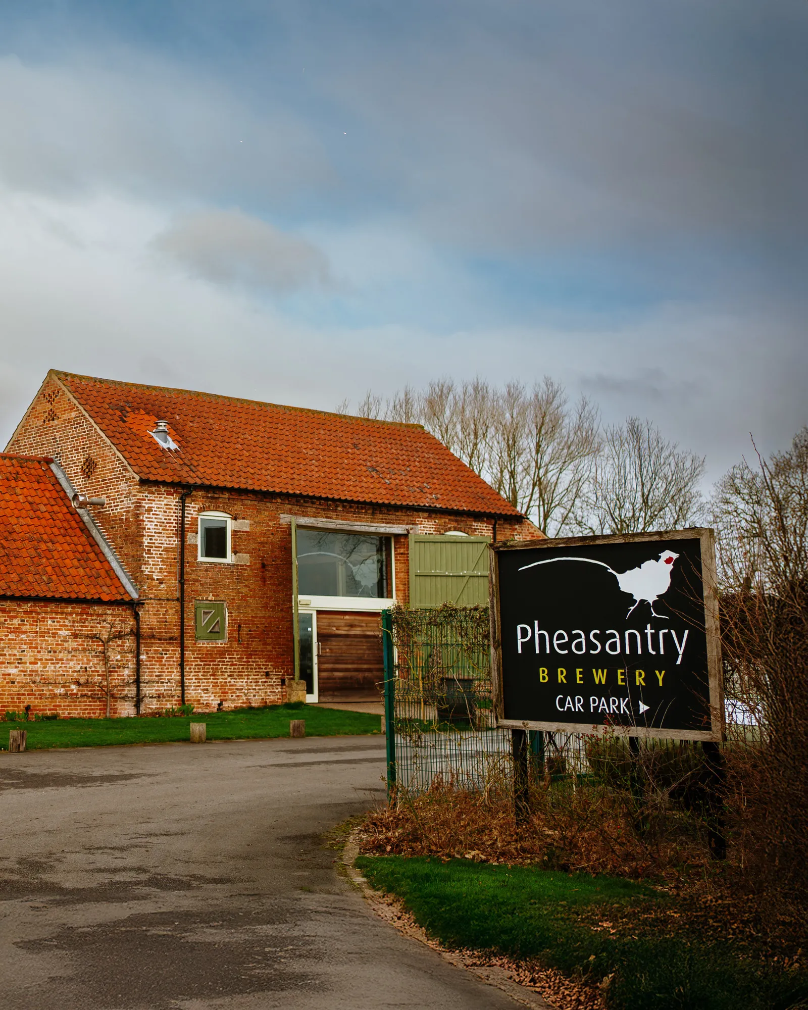 Pheasantry Brewery barrel store interior, East Markham, Nottinghamshire
